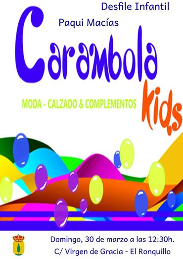 Cartel desfile infantil